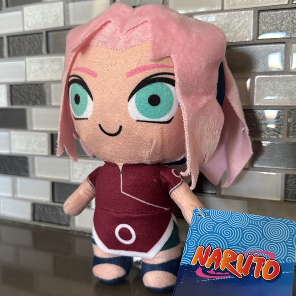 Naruto SAKURA HARUNO Plush Doll Figure / Kawaii / 8” / Limited Edition BRAND NEW - Picture 3 of 15